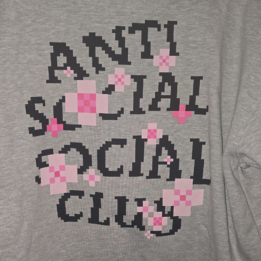 Mind Craft Anti Social Social Club Heather Gray Hoodie